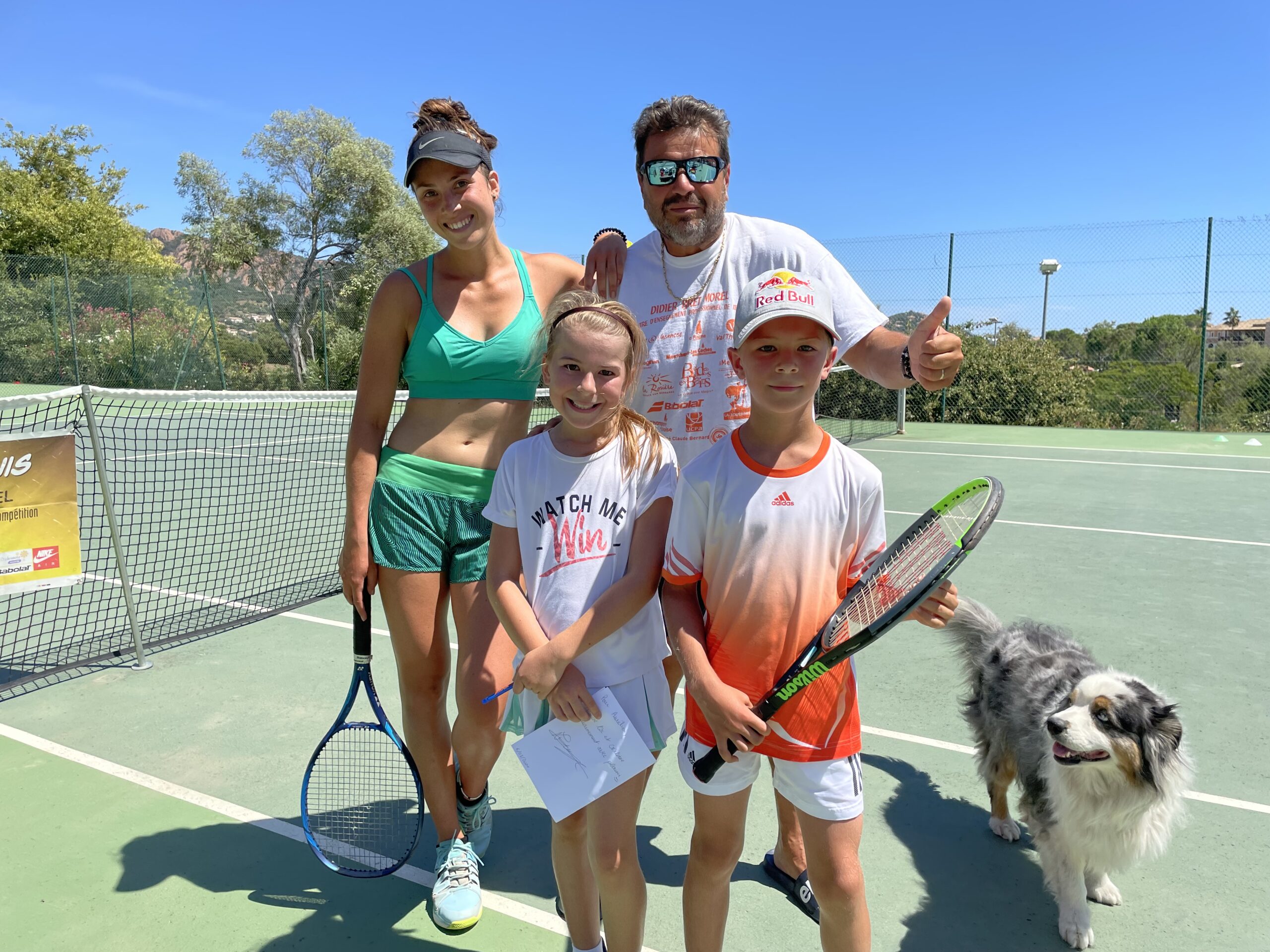 Entraînement avec Lucie WARGNIER (250ème Mondiale)