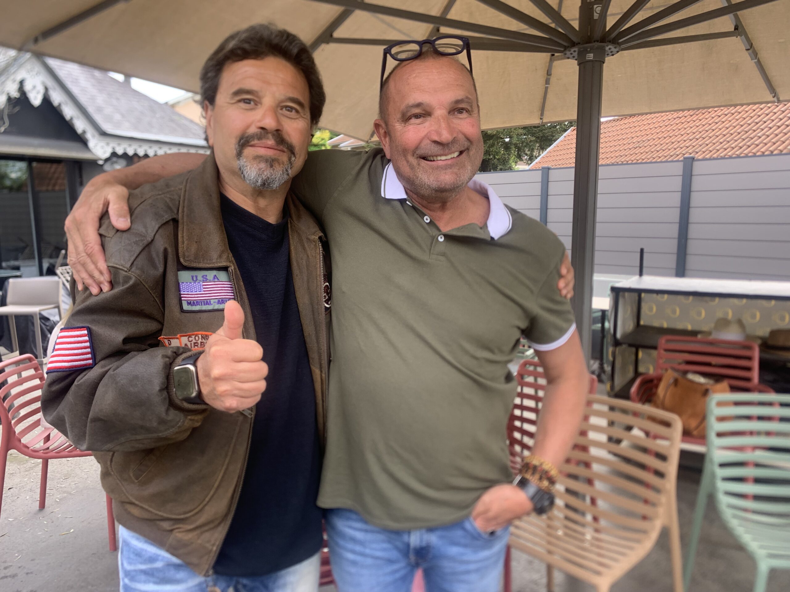 Retrouvaille entre le joueur et l'entraîneur (Jean-Charles RANNOU) 30 ans plus tard